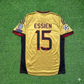 AC Milan 2013 2014 Gold Retro Jersey – Michael Essien #15 – Back View