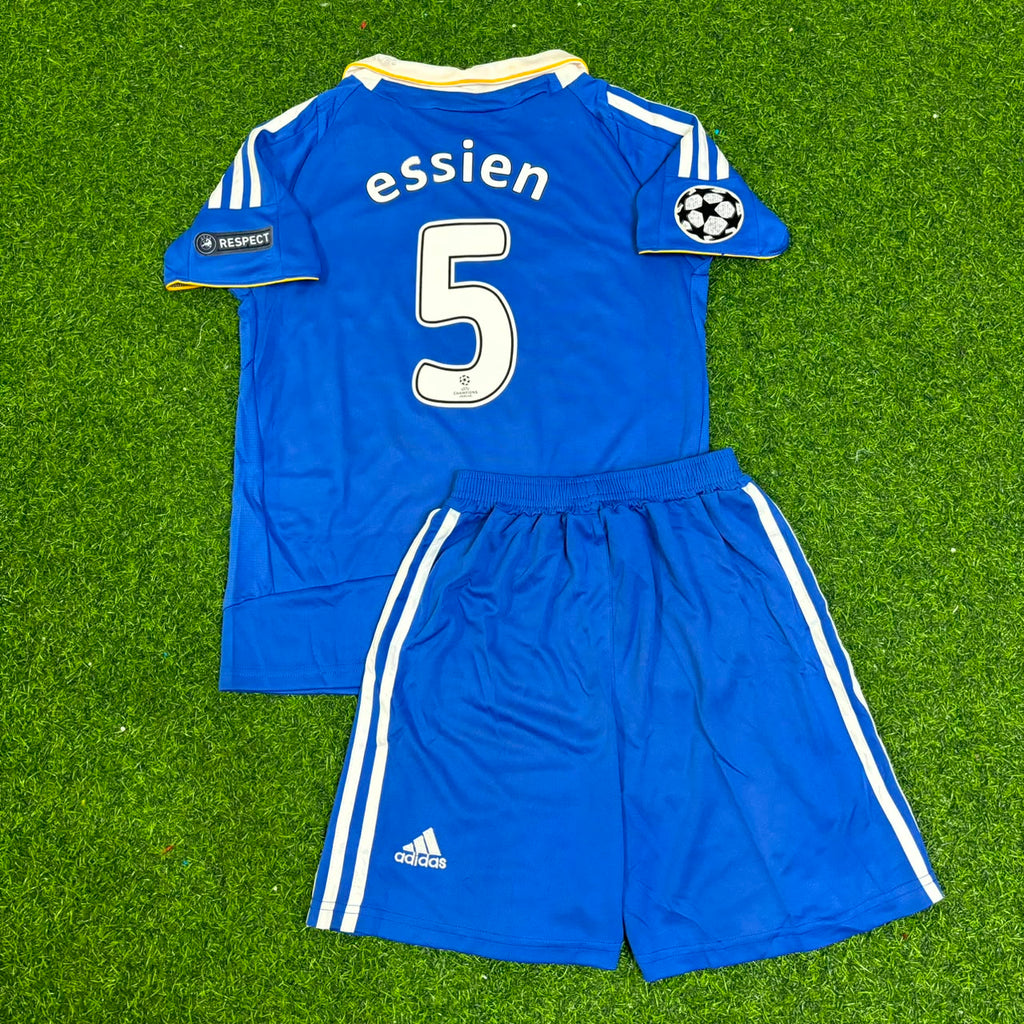 Michael Essien Chelsea 2008 Final Kids Jersey Kinder – Back View