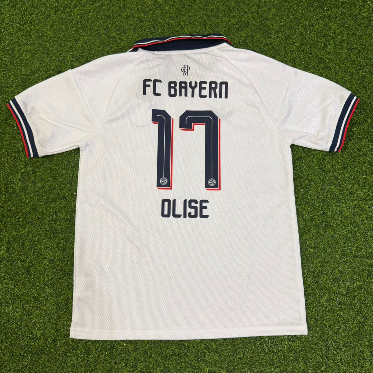 Michael Olise 17 Bayern Munchen 2027 Away New season Kids – Detailed View