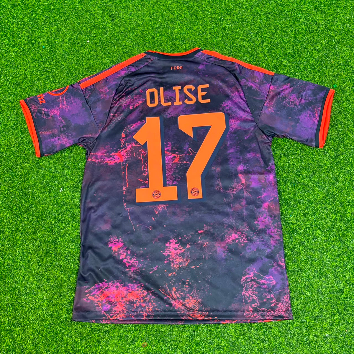 Michael Olise Bayern Munich 2026/2027 Third Football Jersey – Back View