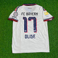 2027 Michael Olise 17 Bayern Munchen Away – Back View