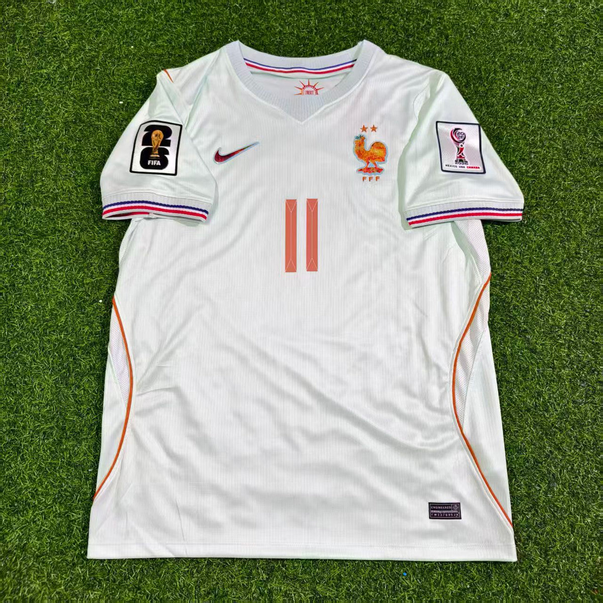 2026 France World Cup Michael Olise #11 Kids Away Football Jersey – 4