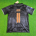 Michael Olise #11 France Black Special Edition Football Jersey – Back View