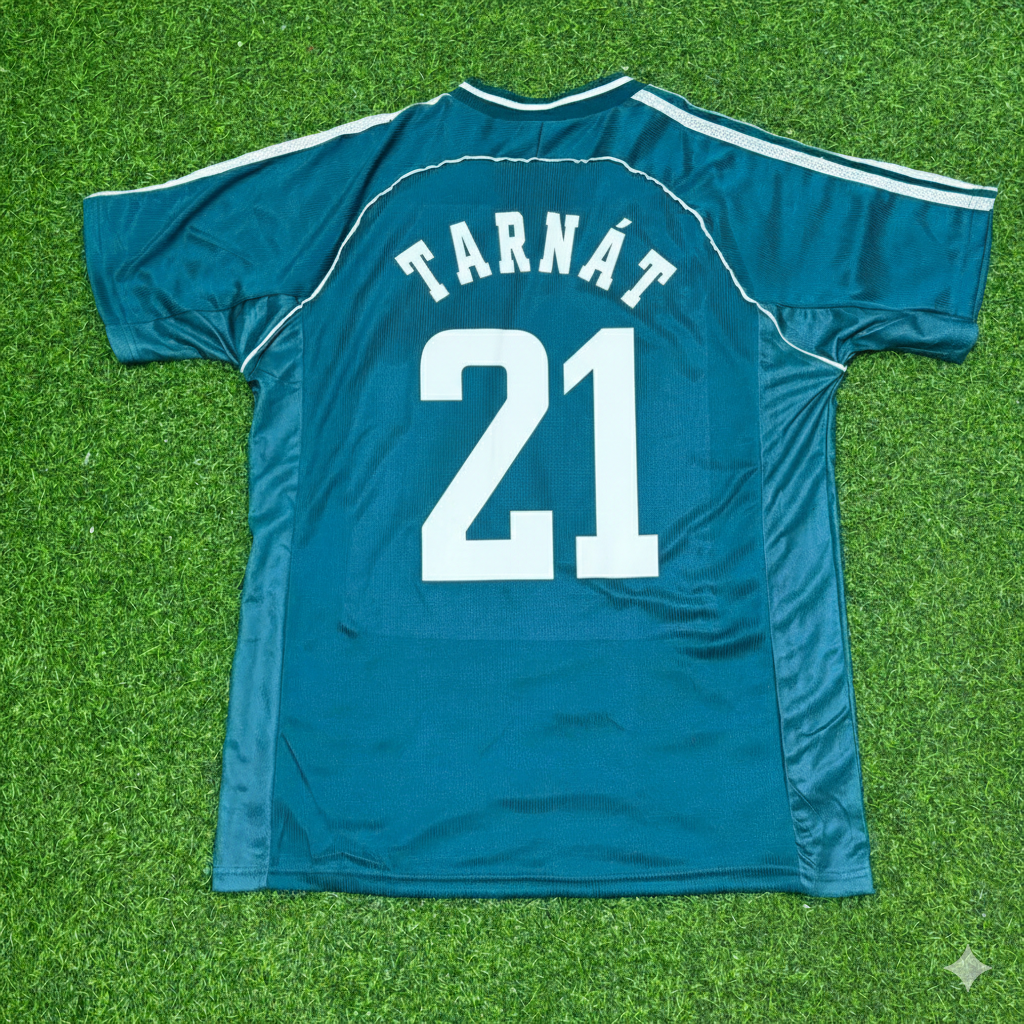 Germany 1998 World Cup Away Retro Football Jersey – Michael Tarnat – Back View