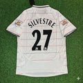2003/05 Mikaël Silvestre #27 Manchester United Retro Football Jersey – Back View