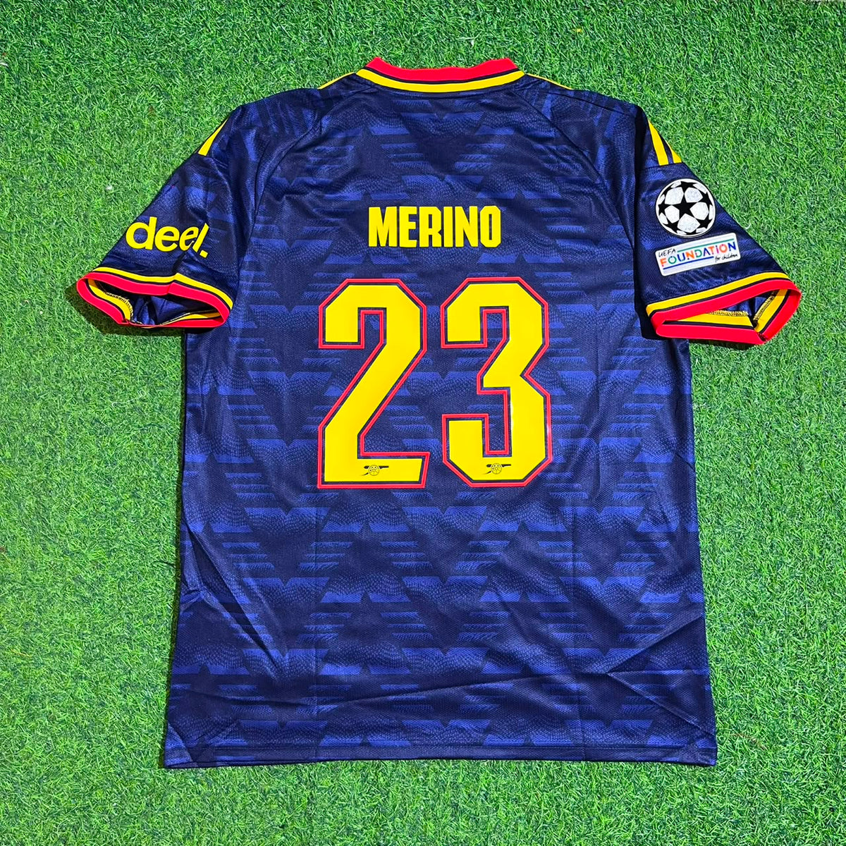 Mikel Merino Arsenal Away New Season 2027 Jersey Kit Soccer – Back View