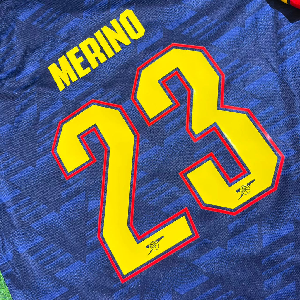 Mikel Merino Arsenal Away New Season 2027 Jersey Kit Soccer – Detailed View