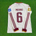 Mikel Merino #6 Spain 2026 World Cup Away Long Sleeve Jersey – Back View
