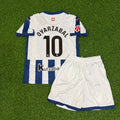 Mikel Oyarzabal Real Sociedad 2027 New Season Home Kids Jersey – Back View