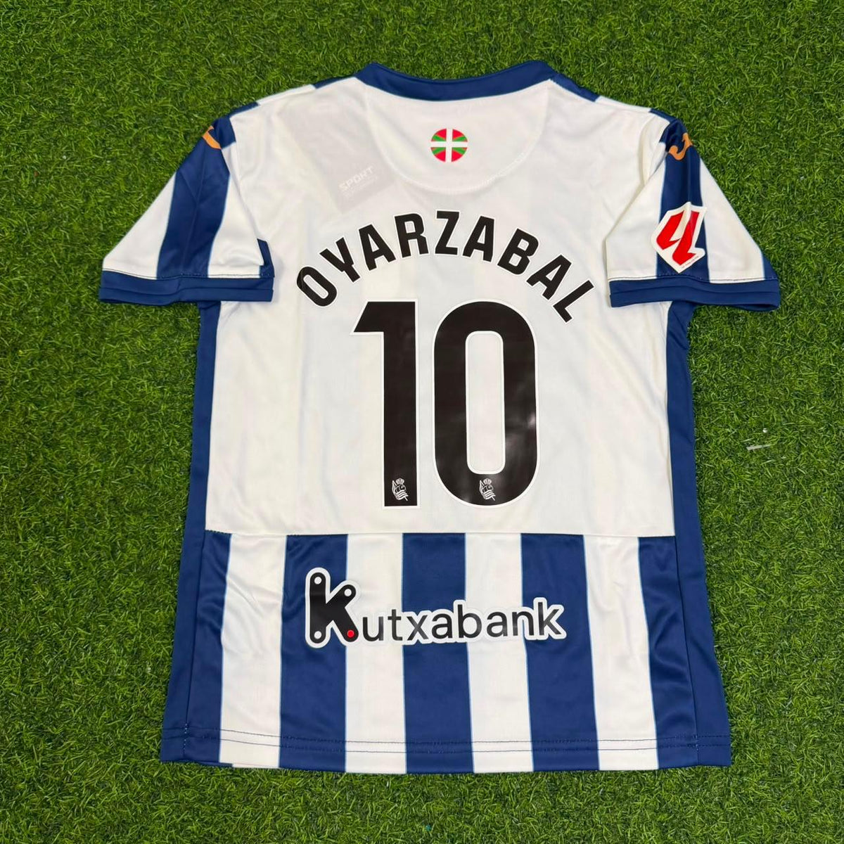 Mikel Oyarzabal Real Sociedad 2027 New Season Home Kids Jersey – Front View