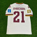 Spain 2026 World Cup Away Football Jersey – Mikel Oyarzabal 21- – Back View