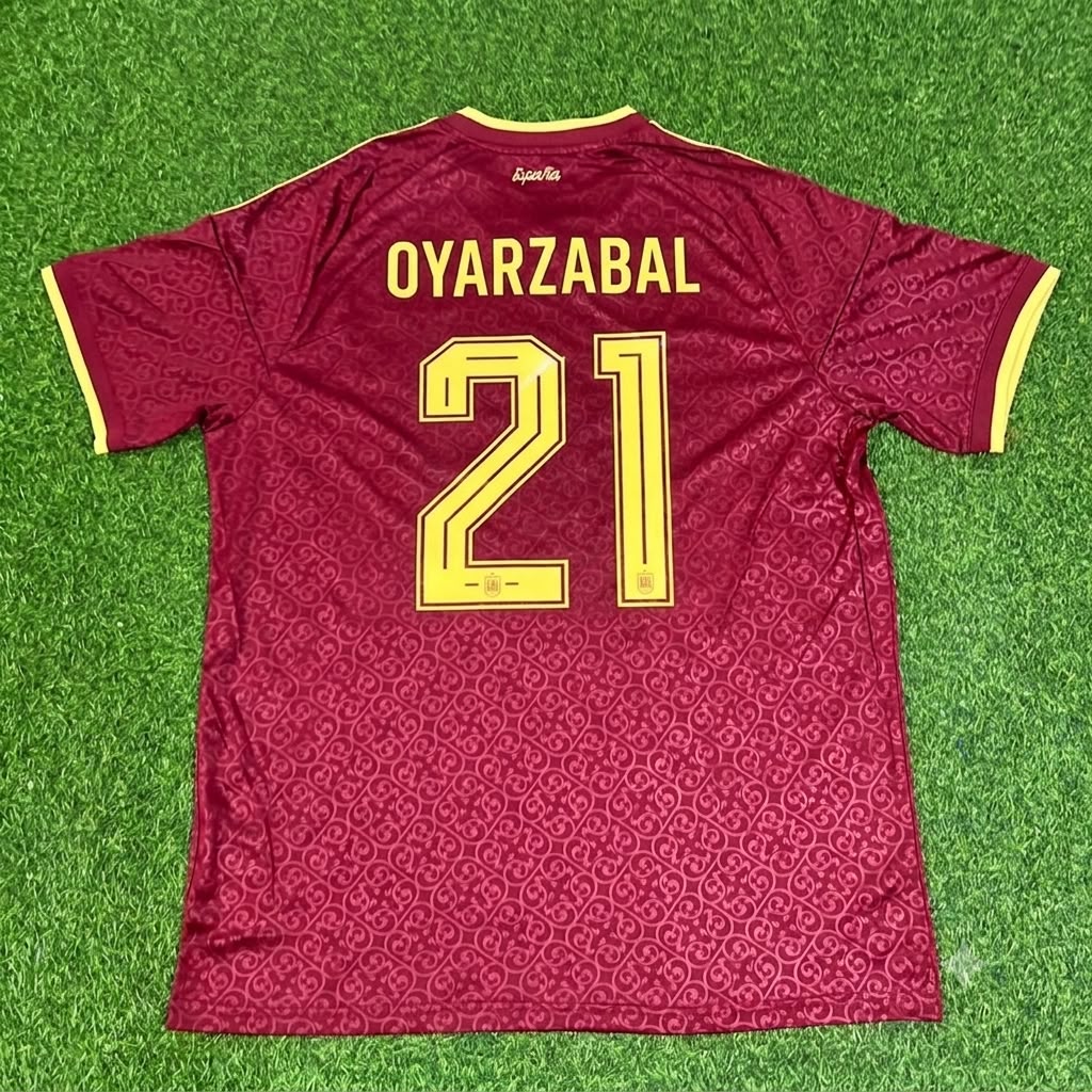Mikel Oyarzabal Spain 2026 World Cup Special Edition Football Jersey – Back View
