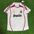 2007 Milan Final Athene Champions League Final White Retro Football Jersey – Back View