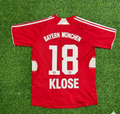 2007 Miroslav Klose Bayern Munich 2009 Retro Football Jersey – Back View