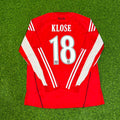 Miroslav Klose FC Bayern Munich 2010/11 Red Retro Jersey – Back View