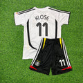 2006 Germany World Cup White Retro Kids Football Kit Miroslav Klose