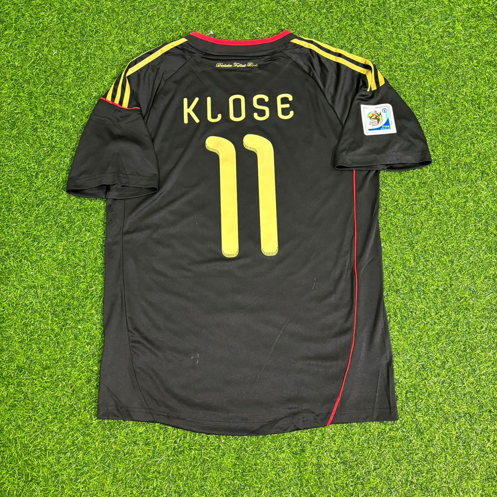 2010 Germany World Cup Miroslav Klose - Deutschland Black Football Jersey – Back View