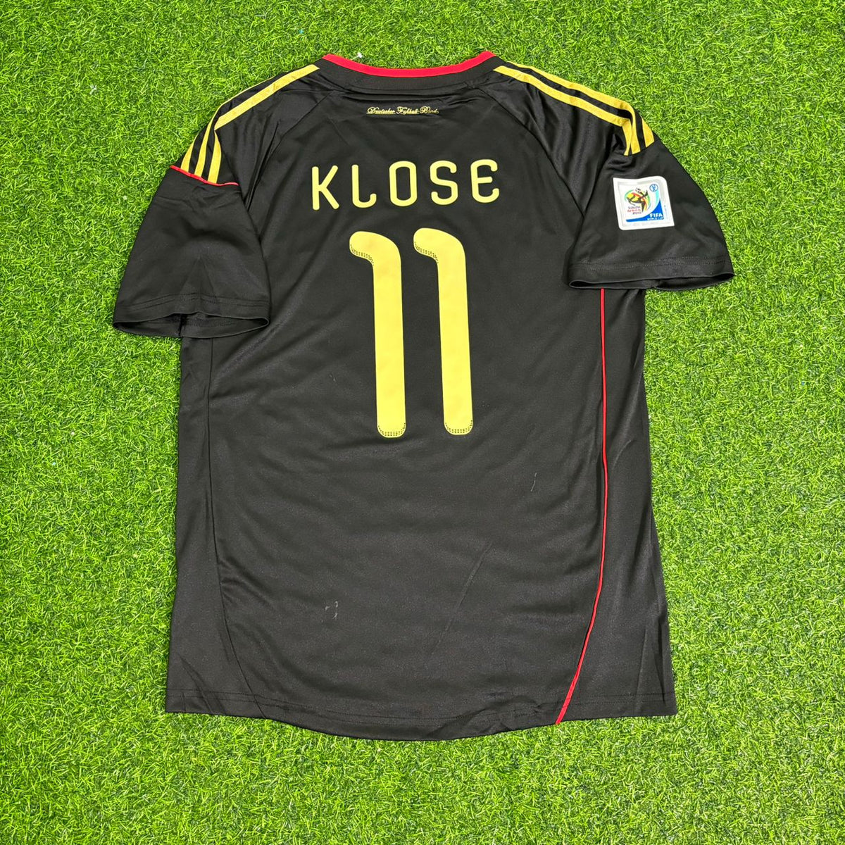 2010 Germany World Cup Miroslav Klose - Deutschland Black Football Jersey – Back View