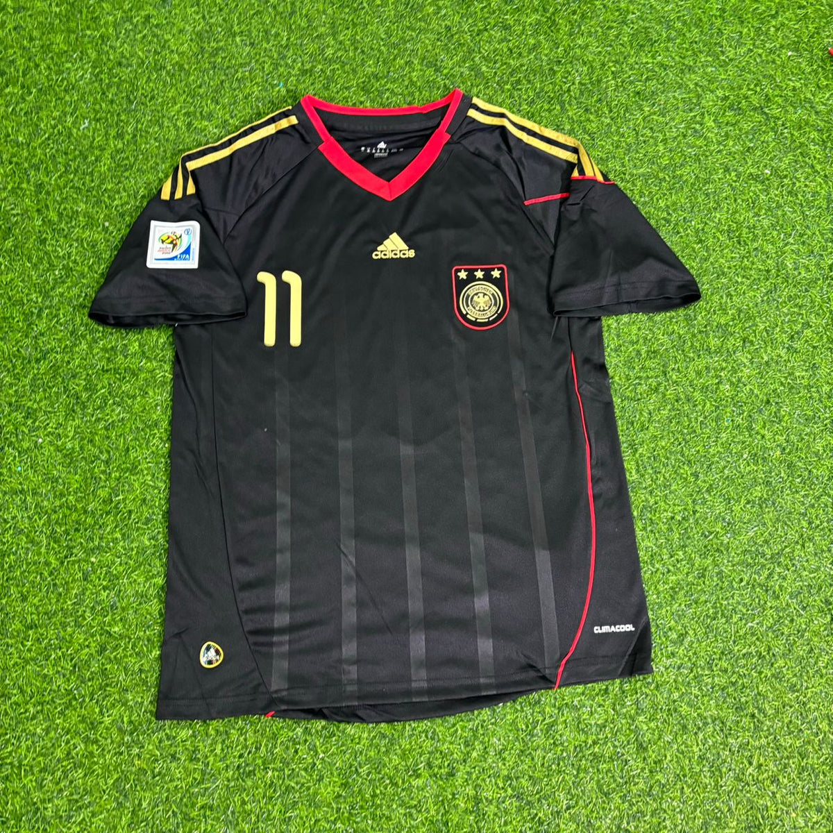 2010 Germany World Cup Miroslav Klose - Deutschland Black Football Jersey – Front View