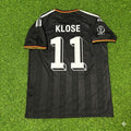 2002 Germany World Cup Miroslav Klose Black Special Retro Football Jersey – Back View