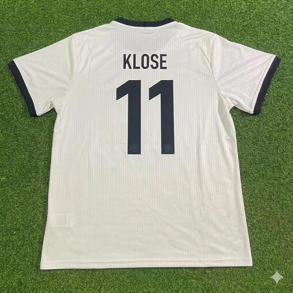 Miroslav Klose Germany Deutschland 125 Year Special White Football Jersey – Back View