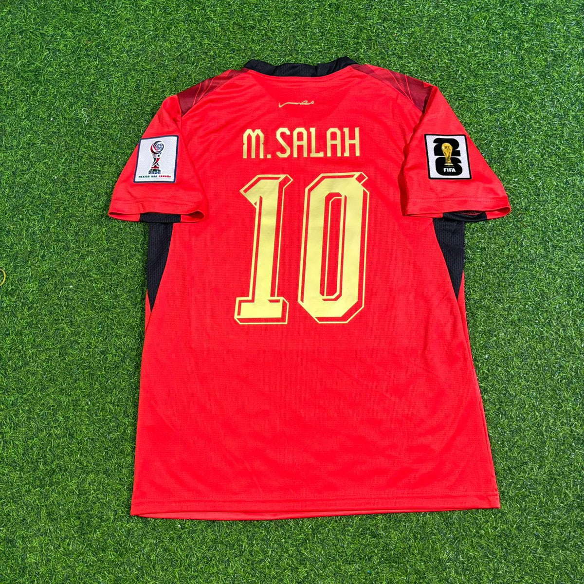 Mohamed Salah Egypt 2026 World Cup Home Football Jersey – Back View