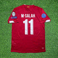 2019/20 Mohamed Salah Liverpool Retro Football Jersey – Back View