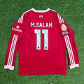Mohamed Salah Liverpool 2025 New Season Long Sleeve Football Jersey – Back View