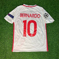 Bernardo Silva Monaco 2016 2017 Retro Jersey – Back View
