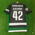 Morten Hjulmand 42- Sporting Lisbon Home Green Jersey – Back View