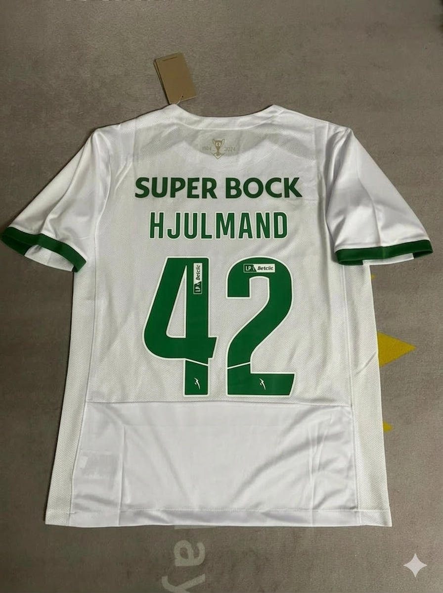 Sporting CP Lisbon Jersey – Morten Hjulmand 42- – Back View