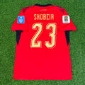 Mostafa Ahmed Shobeir Egypt 2026 World Cup Home Football Jersey – Back View