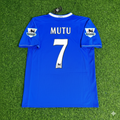 Chelsea 2003 2005 Season Home Navy Blue Retro Jersey – Adrian Mutu – Back View