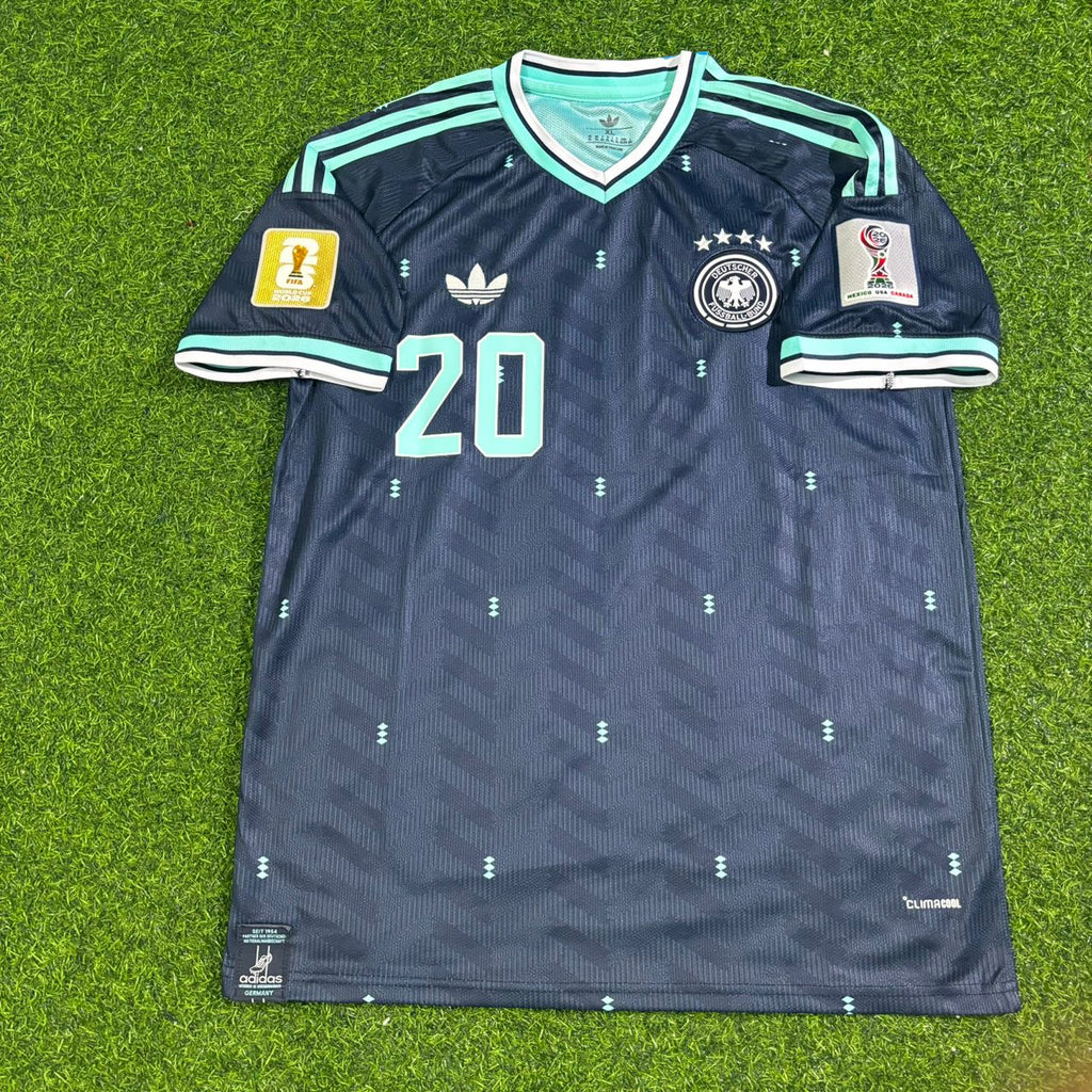 Nadiem Amiri Germany 2026 World Cup Blue Away Football Jersey – Front View