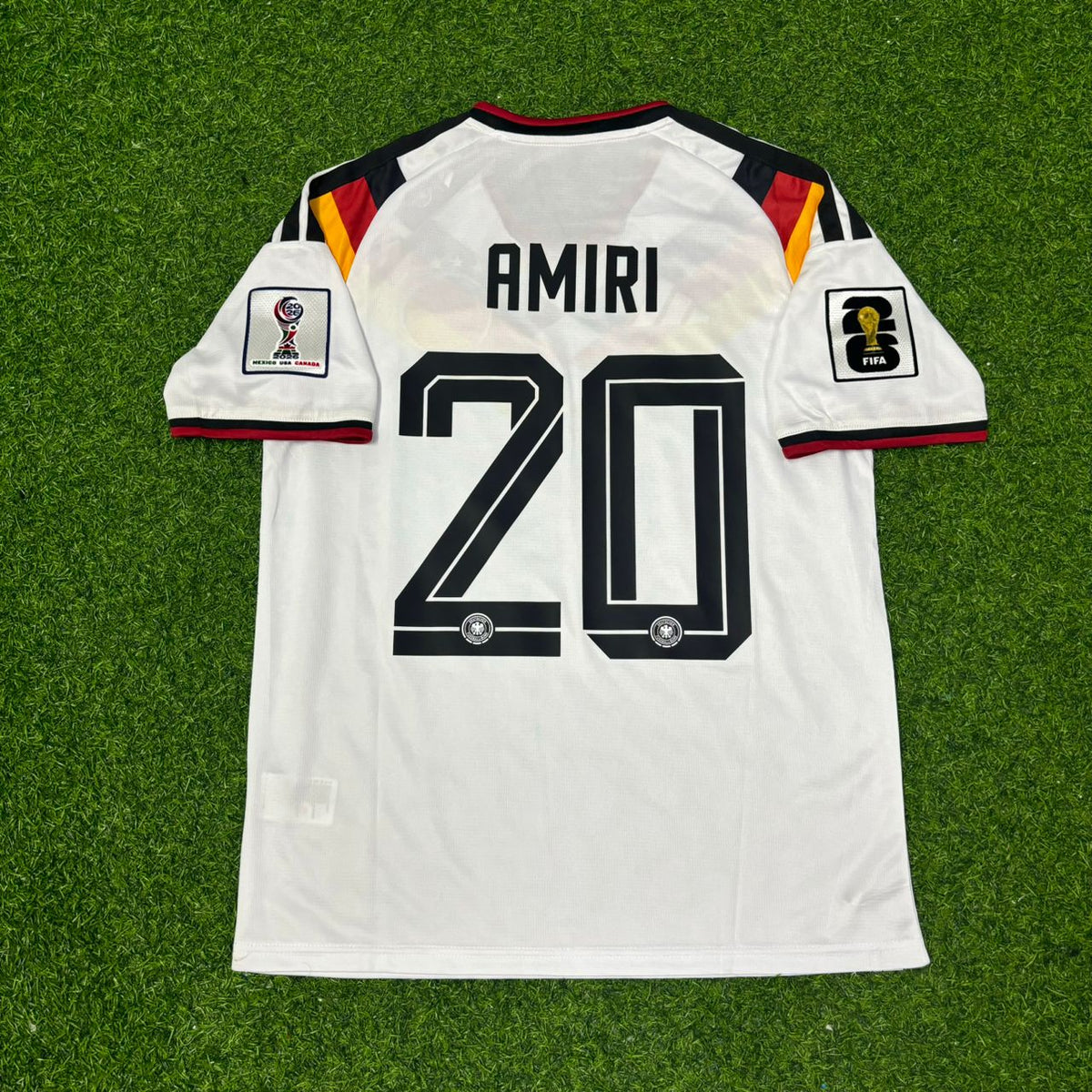 2026 Germany World Cup Nadiem Amiri Home Football Jersey – Back View