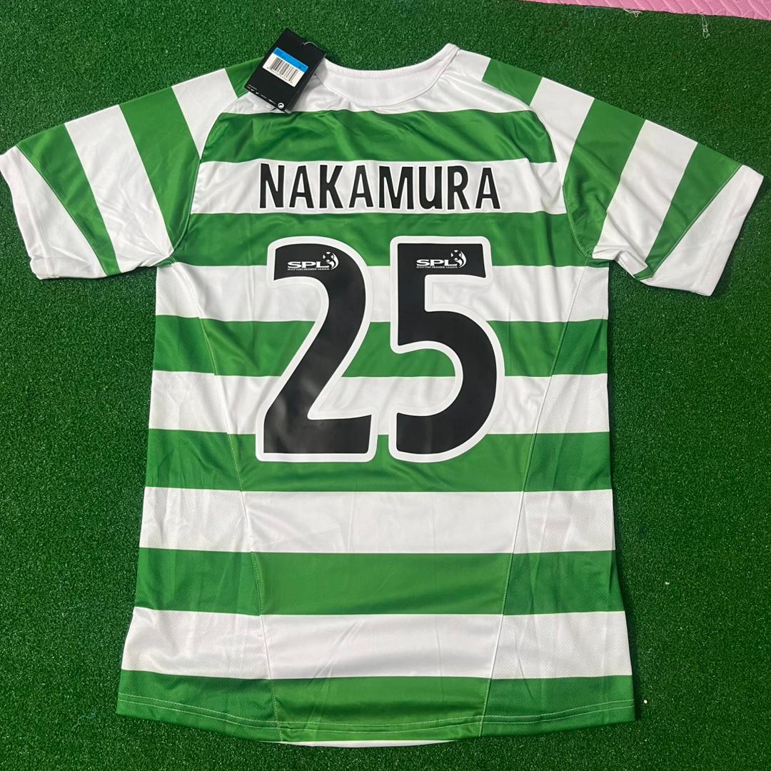 2005/07 Shunsuke Nakamura Celtic Retro Home Football Jersey – Detailed View