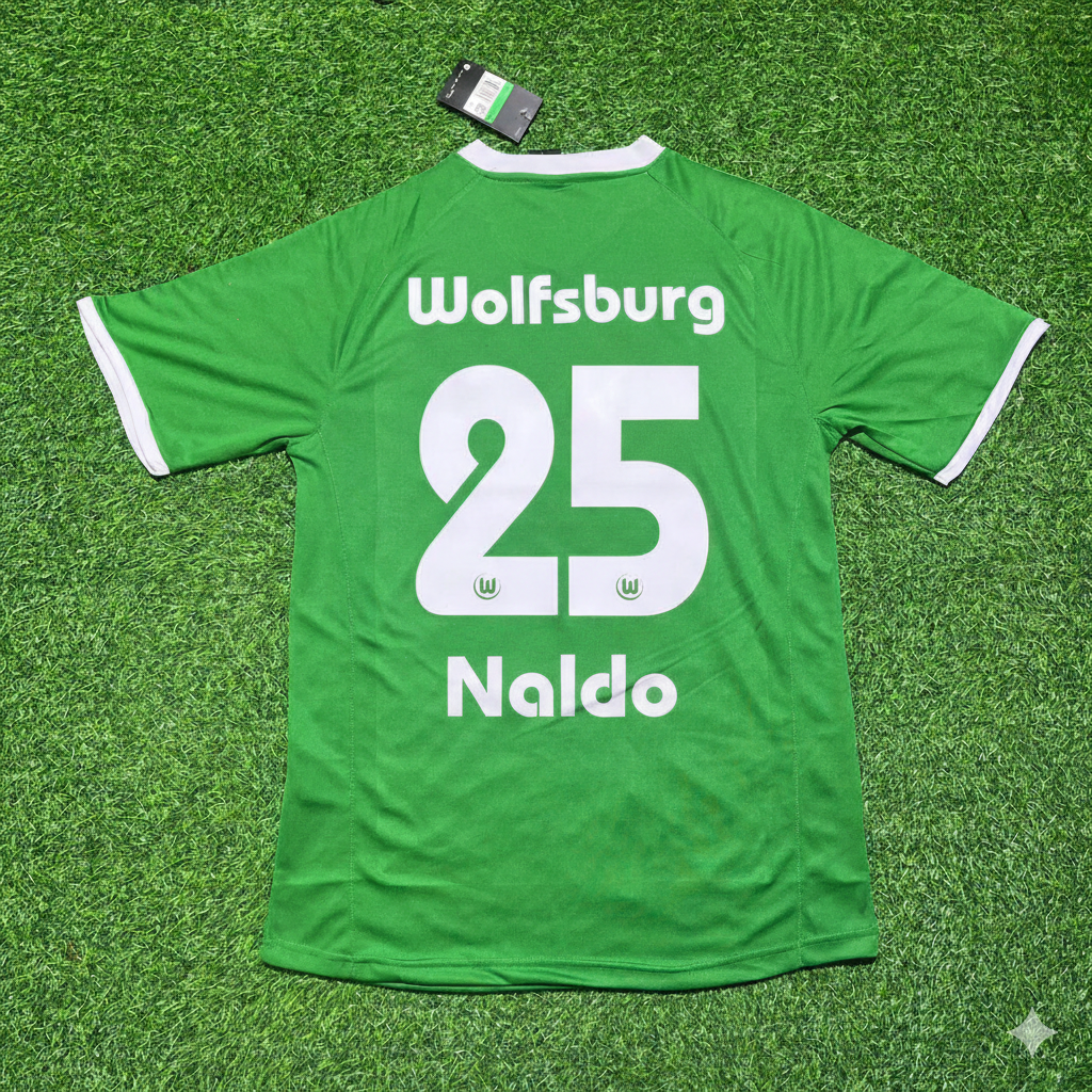 Naldo VfL Wolfsburg Meisterjahr Retro – Back View