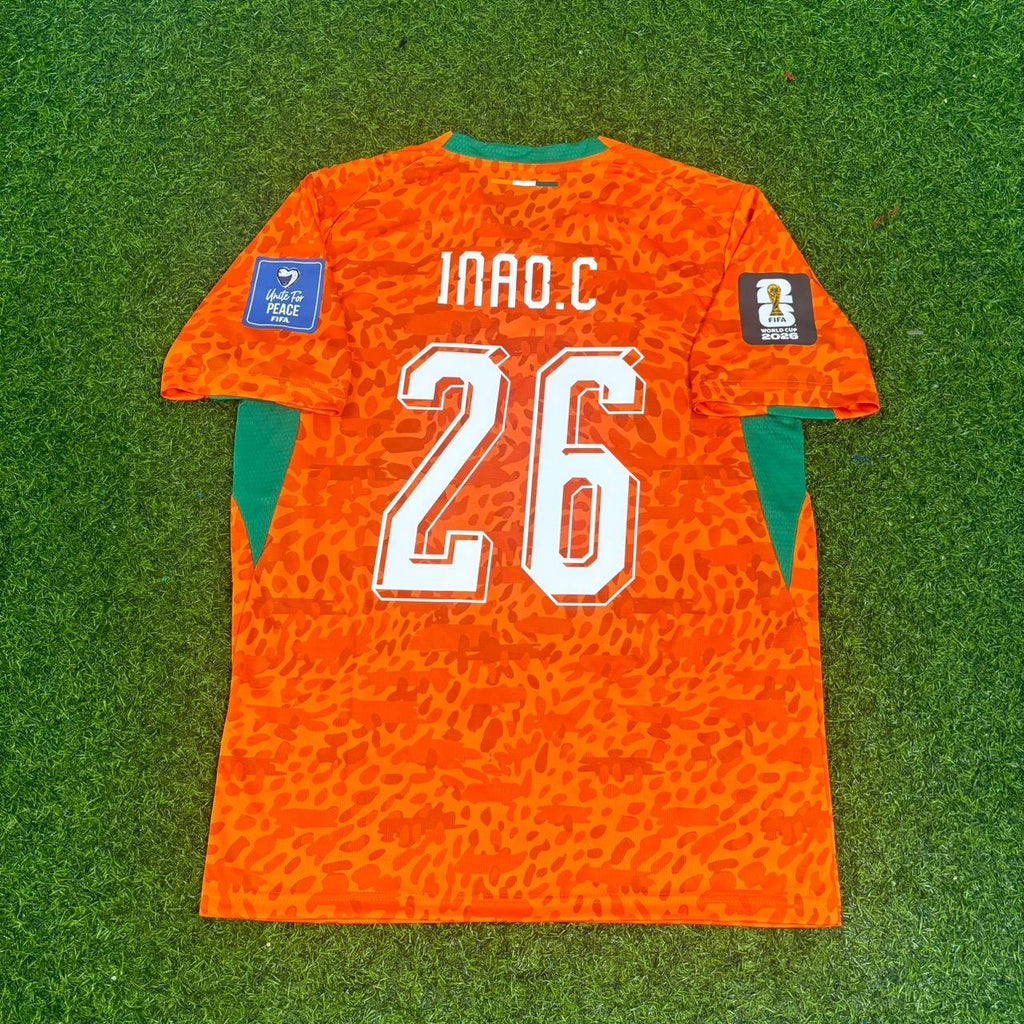 Christ Inao Oulaï Ivory Coast World Cup 2026 Football Jersey – Back View