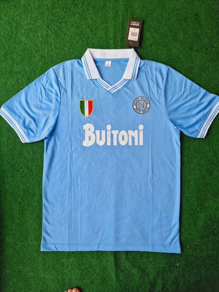 1986 Napoli 1987 Retro Football Jersey – Back View