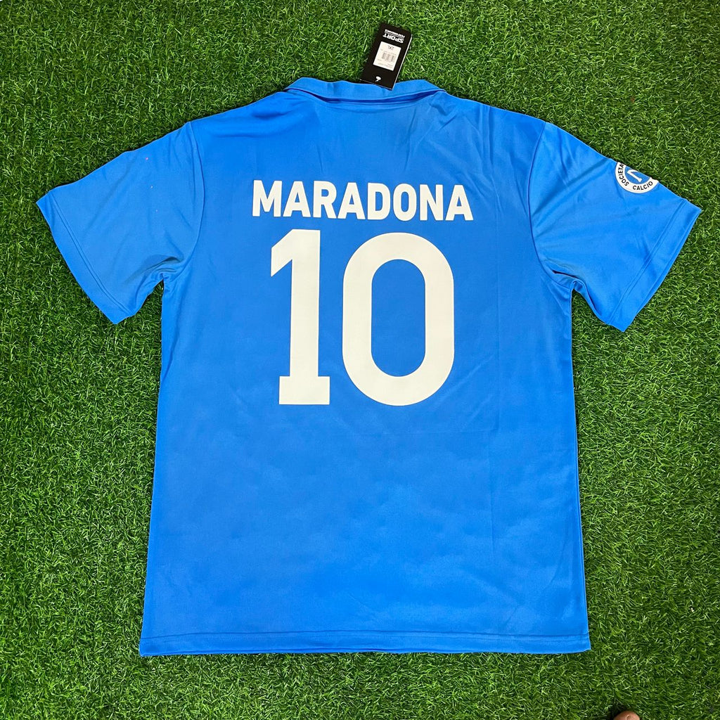 Diego Armando Maradona Napoli 1988 Retro Vintage Football Jersey – Back View