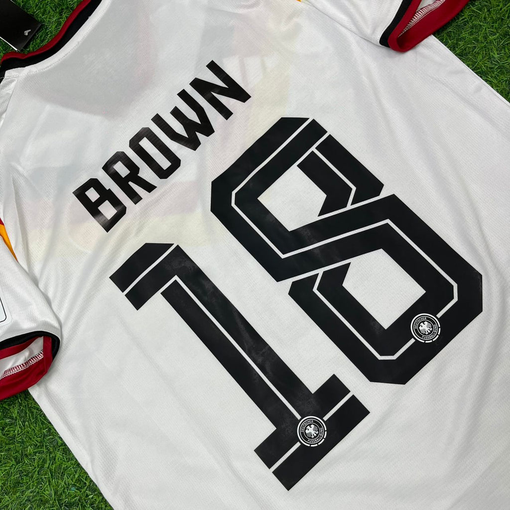 Nathaniel Brown #18 Germany 2026 World Cup Home Jersey – Detailed View