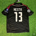 Milan Third Kit 2011/12 Retro Kit Jersey – Alessandro Nesta 13 - – Back View