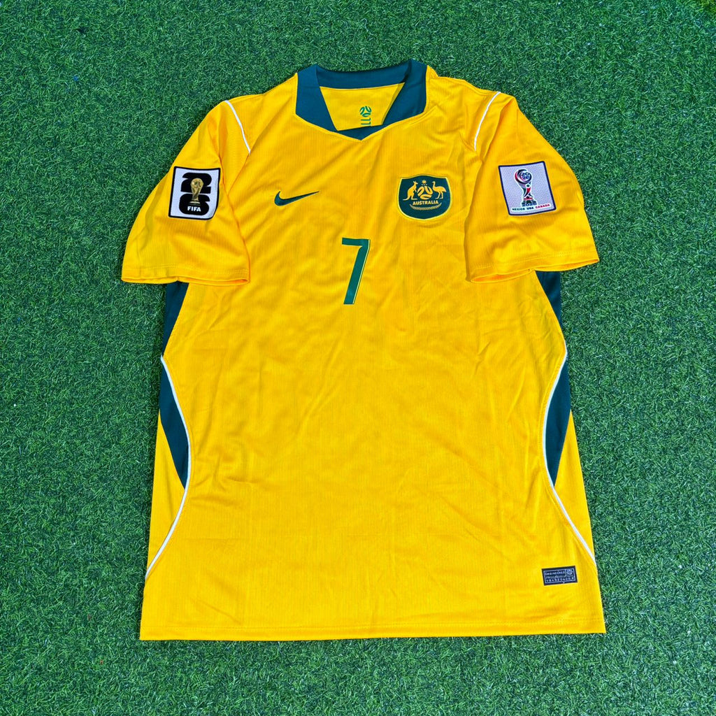 Nestory Irankunda Australia 2026 World Cup Football Jersey – Front View