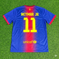 Barcelona Retro Home Football Jersey – Neymar Jr – Back View