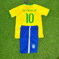 Brazil 2014 Retro Kids Football Jersey – Neymar Jr. 10 – Back View