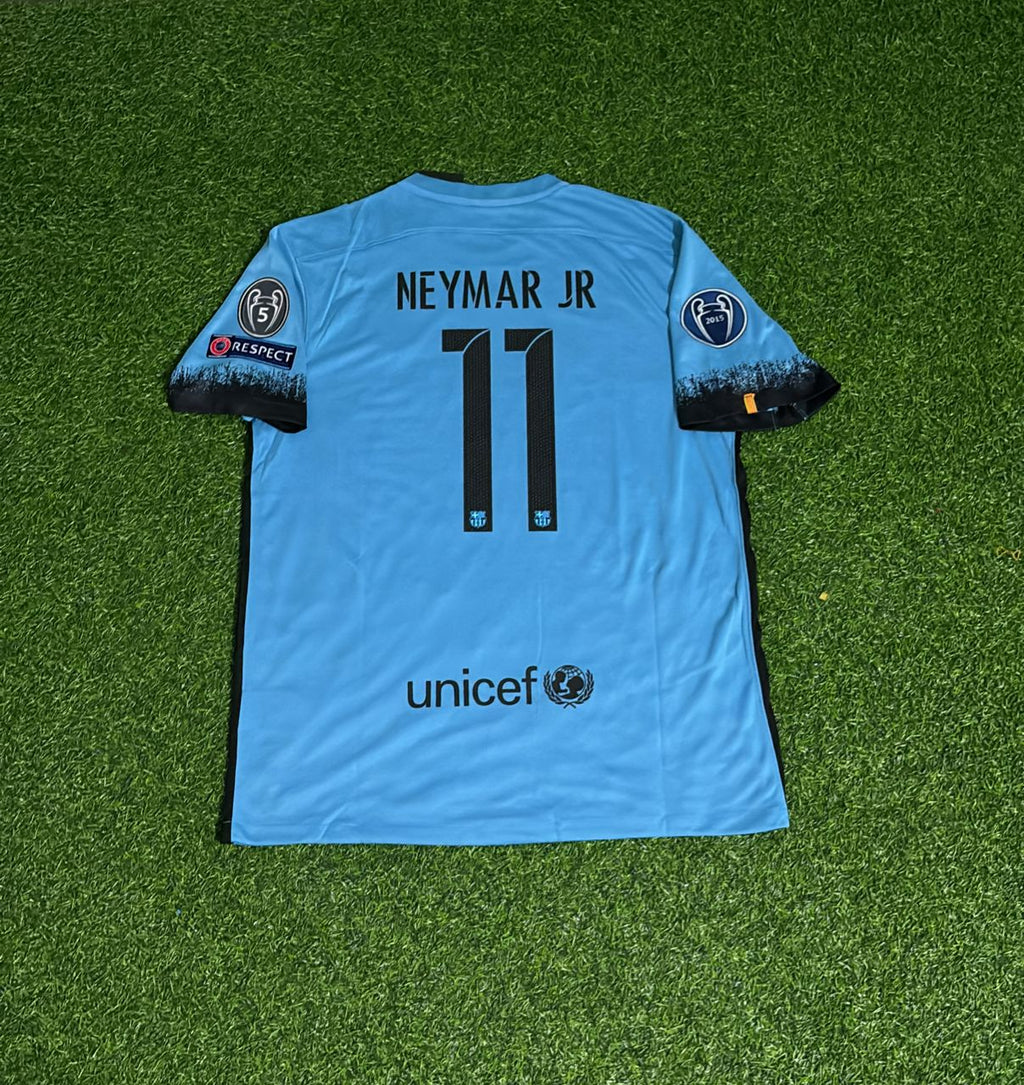Neymar JR Barcelona 2015-2016 Retro Jersey – Back View