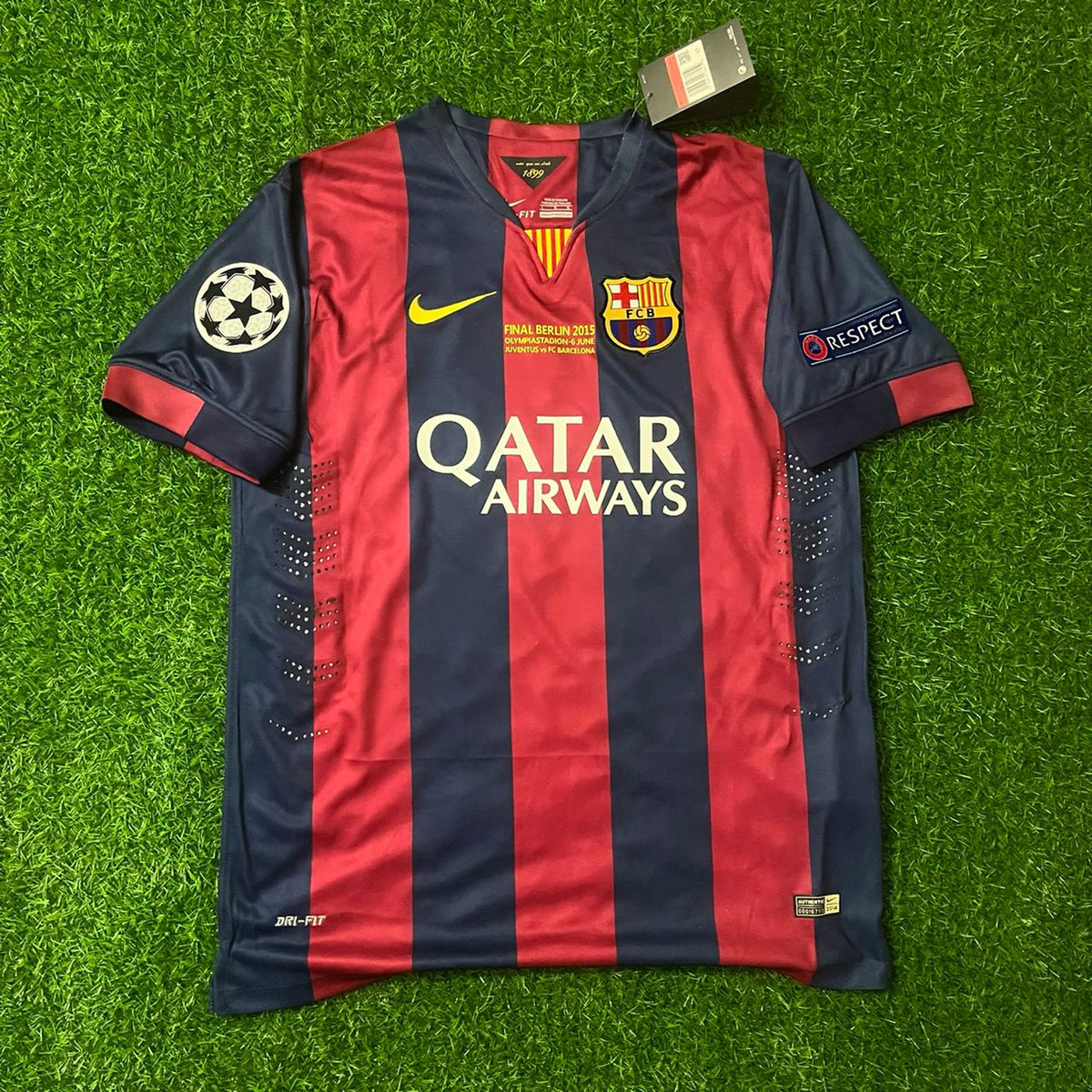 2015 Neymar Jr Barcelona Final Home Kids Kit Football Jersey for Children – 8