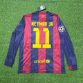 Barcelona 2015 Champions League Final Berlin Long Sleeve Retro Football Jersey – Neymar Jr – Back View