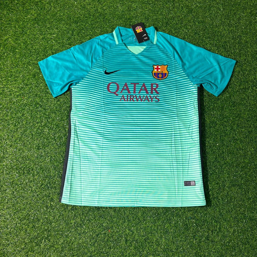 Neymar JR – Barcelona 2016/17 Away Retro Jersey – Front View