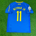 Brazil 2010 World Cup Retro Blue Jersey – Neymar Jr. – Back View